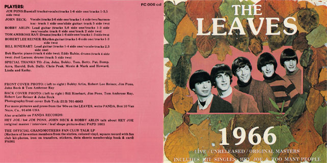 leaves cd leaves 1966 cover on