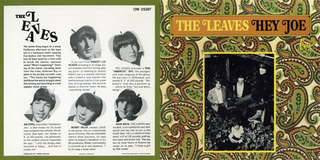 leaves cd hey joe one way cover out