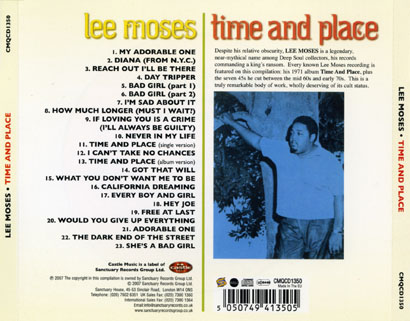 lee moses cd castle time and place tray