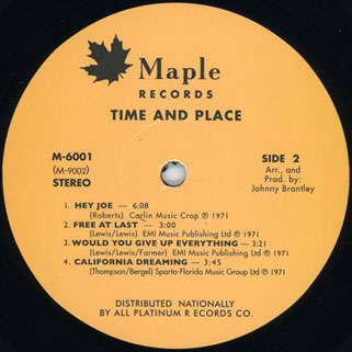 lee moses lp reissue maple time and place label 1