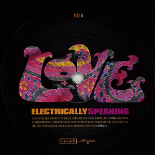 love lp electrically speaking label 2
