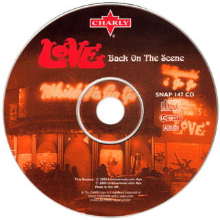 love cd back on the scene label