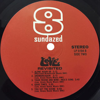 love lp revisited sundazed label 2