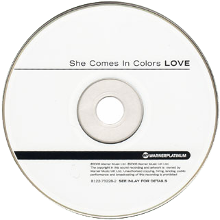 love cd she comes in colors label