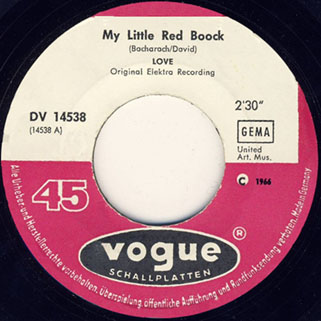 love german single my little red book and hey joe label 1