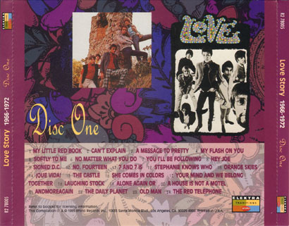 love story 1966-1972 cd 1 tray