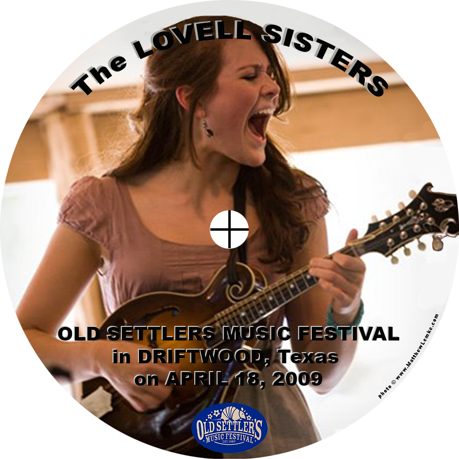 lovell sisters 20090418 cdr old settlers music festival driftwood label