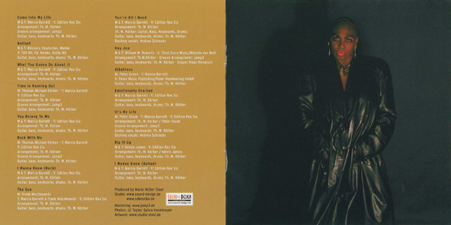 Marcia Barrett CD come into my life booklet 3