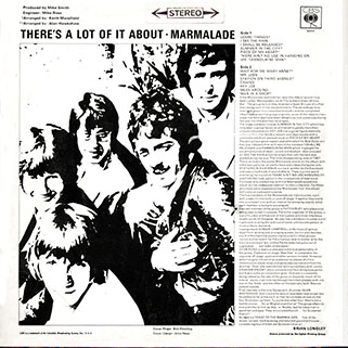 marmalade lp there's a lot of it about cbs uk stereo back