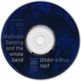 mathilde santing cd under a blue roof label