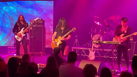 Miguel Montalban and The Southern Vultures live at The Great British Rock and Blues Frestival, Butlins Resort in Skegness, England on January 18, 2020 picture