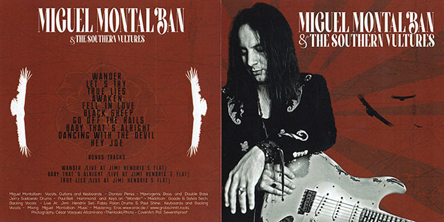 Miguel Montalban and The Southern Vultures CD Same cover out