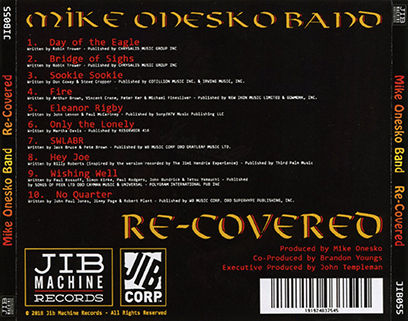 Mike Onesko Band CD Re-Covered Russia  tray out