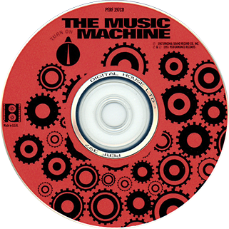 music machine cd turn on label performance label
