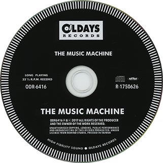 music machine cd turn on oldays label