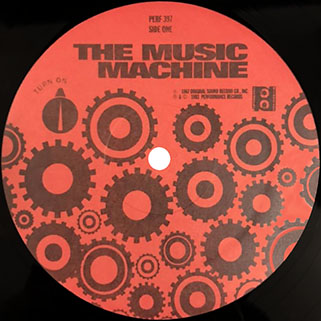 music machine lp turn on label performance label 1