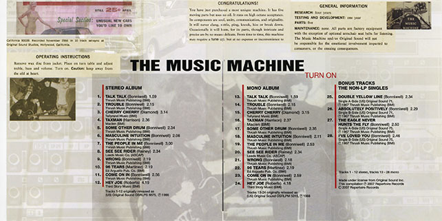 music machine cd turn on label repertoire rep5094 booklet 6
