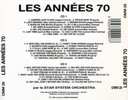 new freedom star system orchestra cd les annees 70 tray