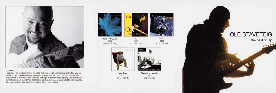 Ole Staveteig CD The Best Of Tap cover out