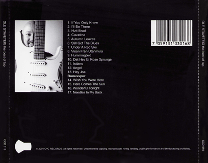 Ole Staveteig CD The Best Of Tap tray