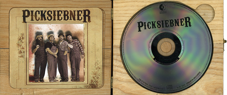 Picksiebner CD Picksiebner 7 wooden box cover in