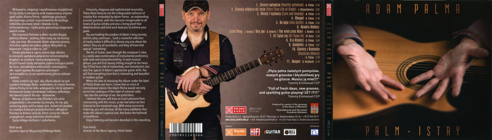 adam palma cd palm istry cover out