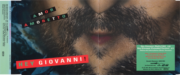 Amor Amoretto CDS Hey Giovanni cover