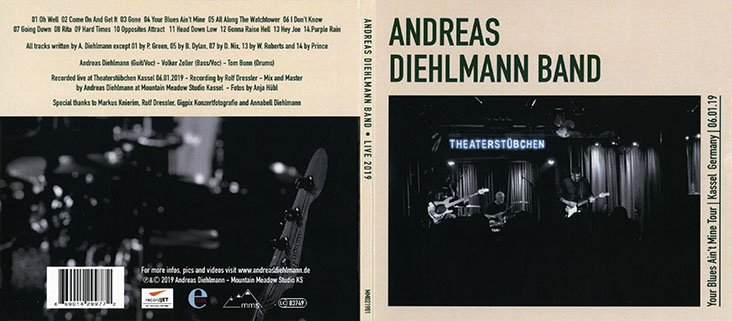 andreas diehlmann band cd live 2019 cover out