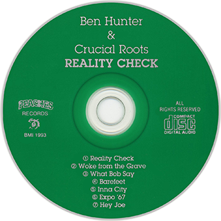 Ben Hunter and Crucial Roots CD Reality Check label