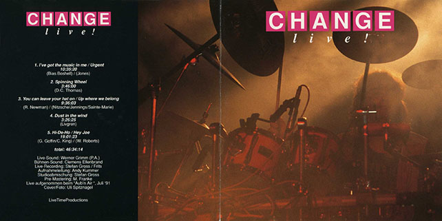 change cd live cover out