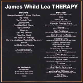 jim lea cd therapy 2009 back