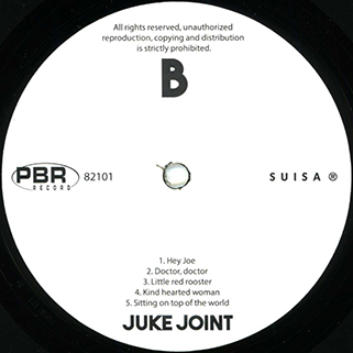 juke joint lp it's bluesrock baby label b