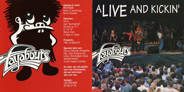 Layabouts CD Alive And Kickin' cover out