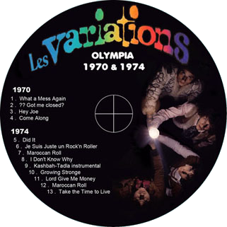 les variations cd olympia 1970 1974 label