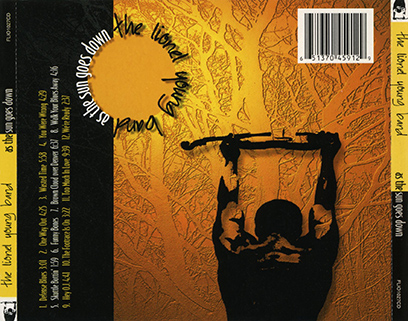 Lionel Young Band CD As The Sun Goes Down tray out