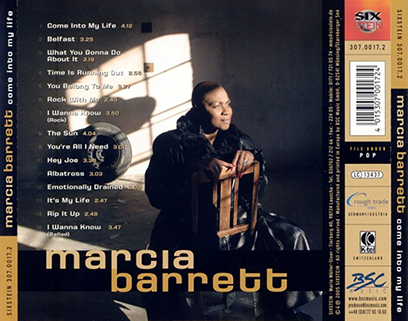 Marcia Barrett CD come into my life tray