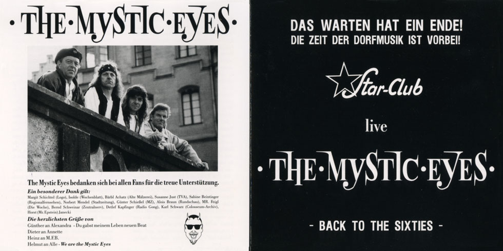 mystic eyes cd back to the sixties cover out