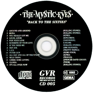 mystic eyes cd back to the sixties label