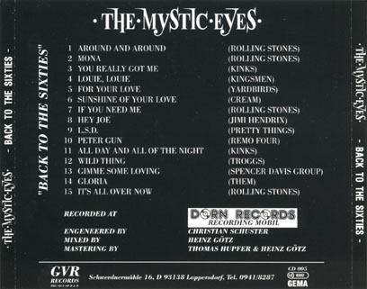 mystic eyes cd back to the sixties tray