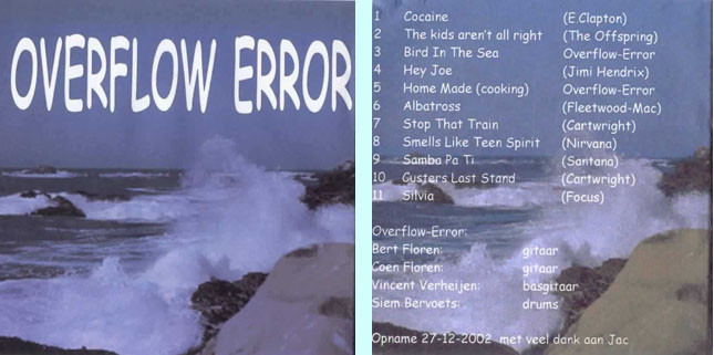 overflow error cd same