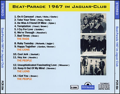 people cd beat parade 1967 tray