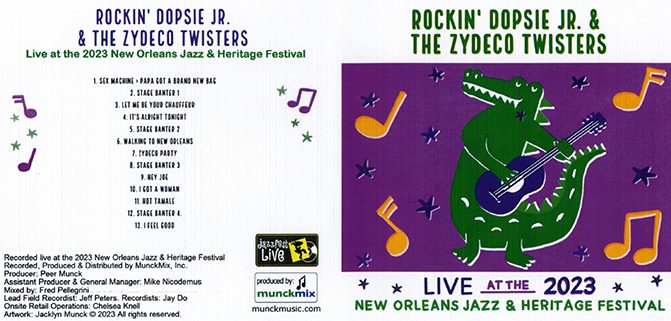 Rockin' Dopsie Jr & The Zydeco Twisters - Live at 2023 New Orleans Jazz & Heritage Festival cover