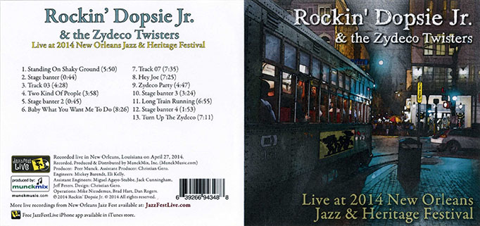rockin dopsie and zydeco twisters 20140427 at jazzfest cover out