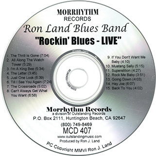 ron land blues band cd rockin' blues label