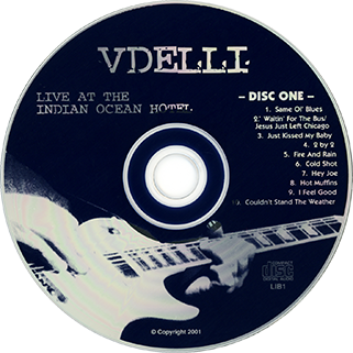vdelli cd live at the indian ocean hotel label 1