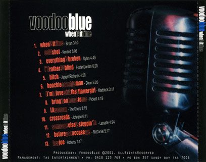 voodoo blue cd when is it time tray