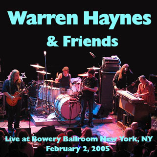 warren haynes cdr at bowery ballroom 2005 front