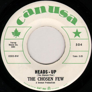 chosen few single Hey Joe b/w Heads-Up side Heads-Up