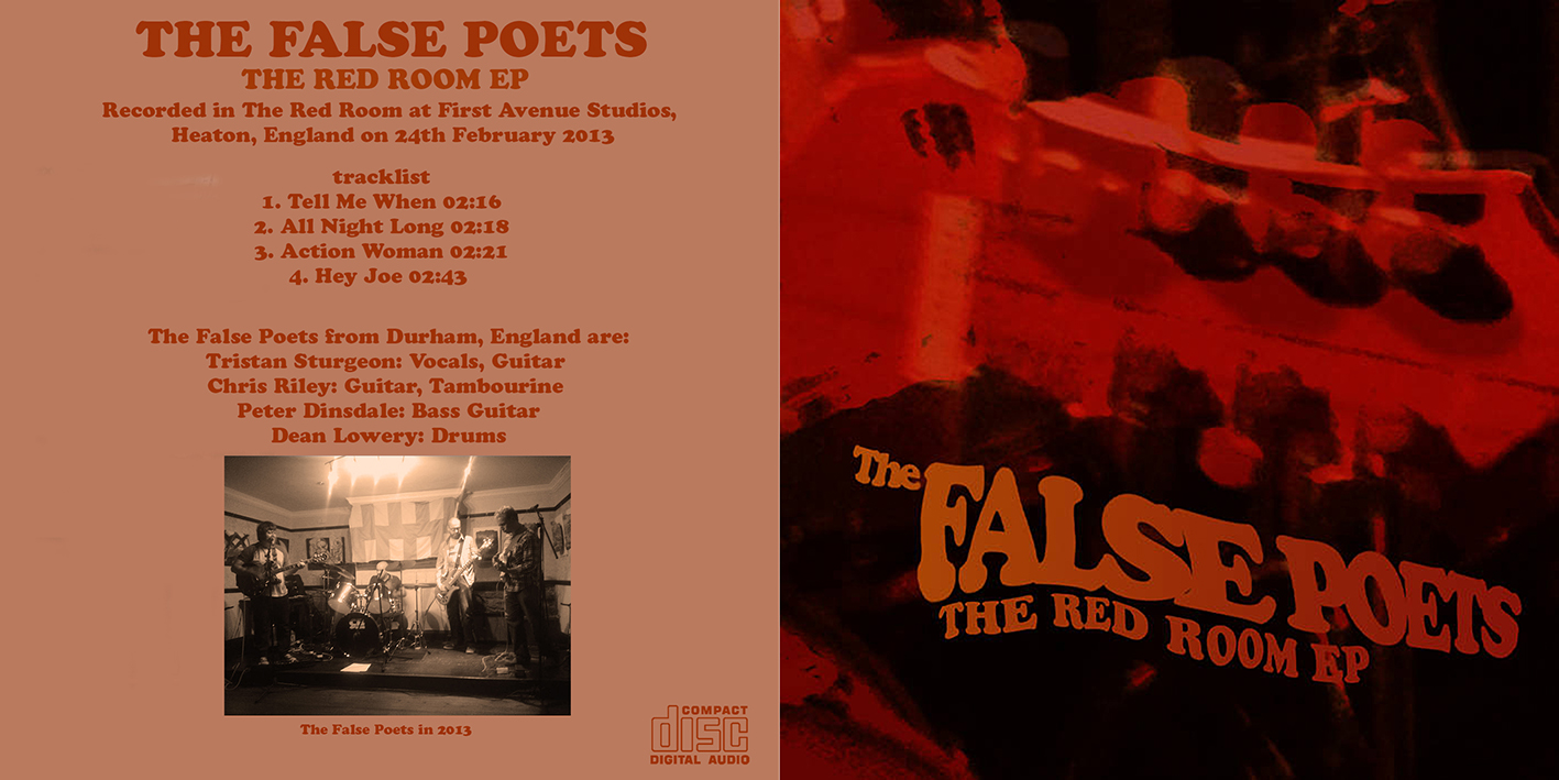 The False Poets  CD The Red Room EP cover