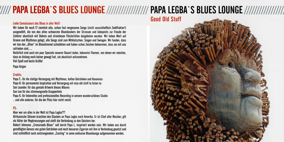 Papa Legba's Blues Lounge CD Good Old Stuff cover out